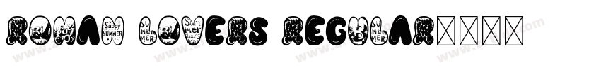 Roman lovers Regular字体转换